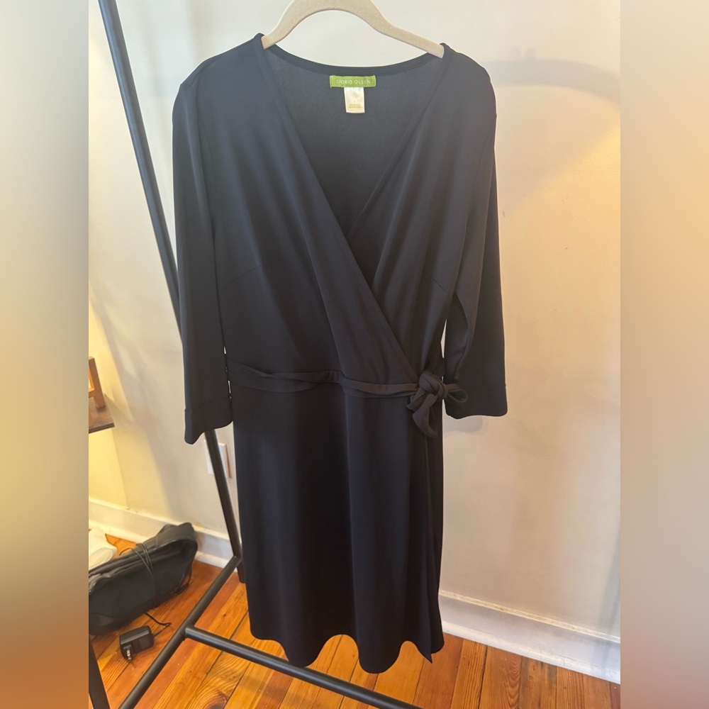 Sigrid Olsen Black Dress
